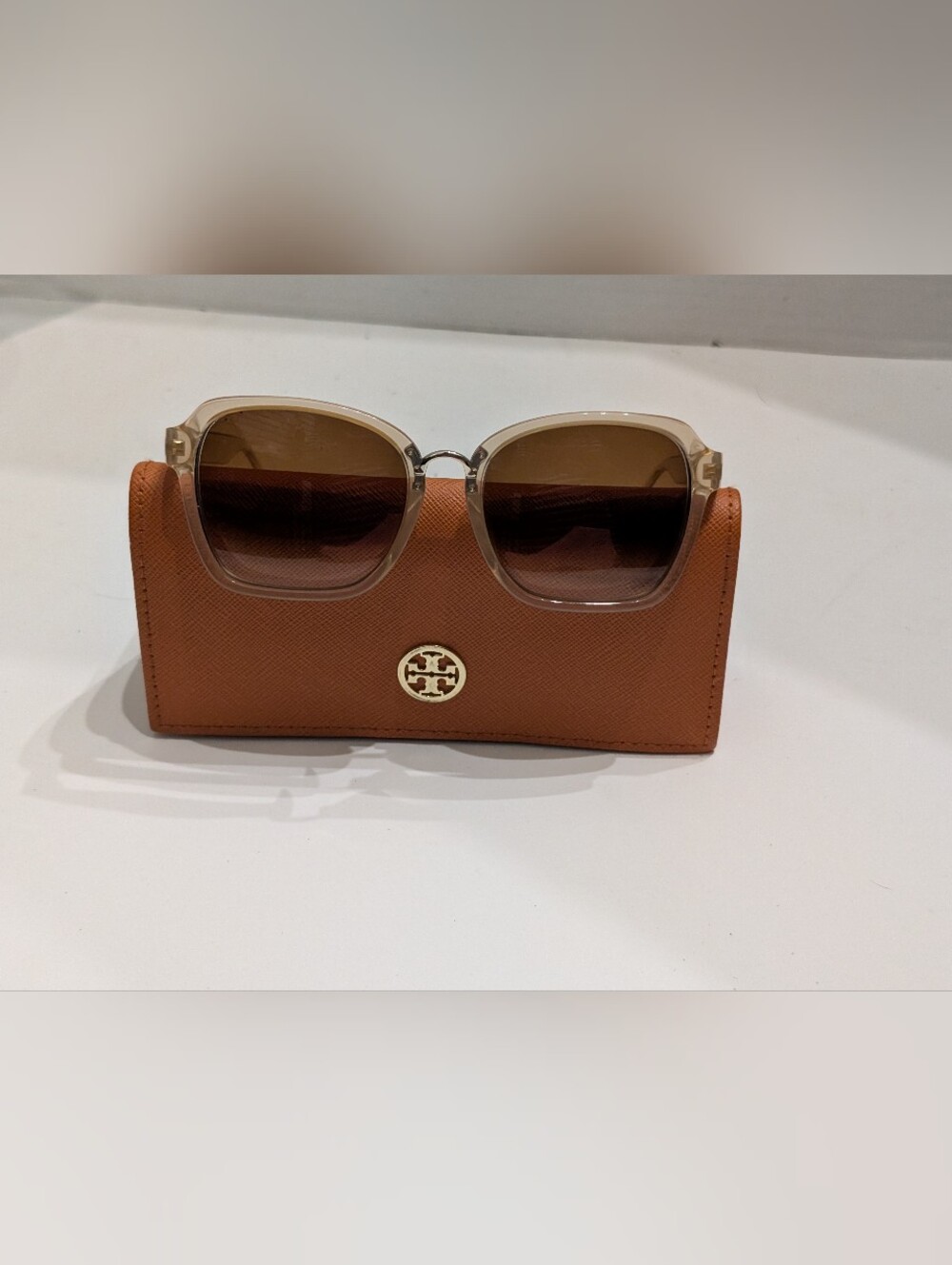 Tory Burch TY9055U Sunglasses Transparent Honey *Prescription* + Case Rx